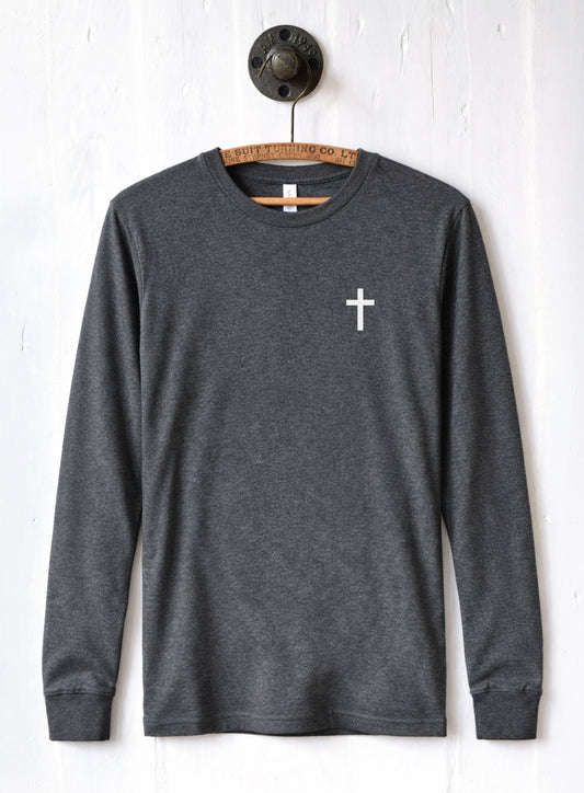Small Cross Long Sleeve Tee