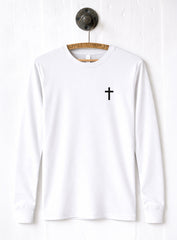 Small Cross Long Sleeve Tee