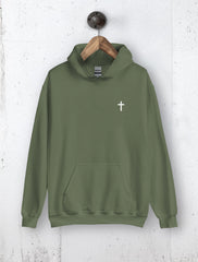 Small Cross Hoodie