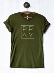 PRAY Square T-Shirt