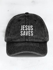 Jesus Saves Vintage Cap