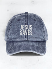 Jesus Saves Vintage Cap