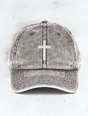 Small Cross Vintage Cap