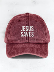 Jesus Saves Vintage Cap