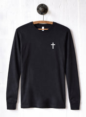 Small Cross Long Sleeve Tee
