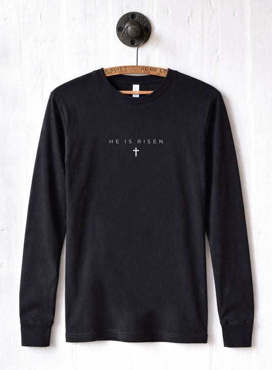 He Is Risen Long Sleeve Tee