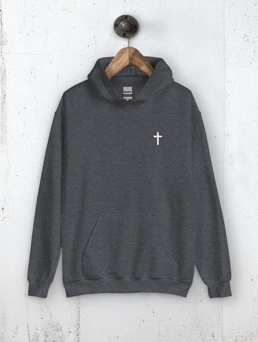 Small Cross Hoodie