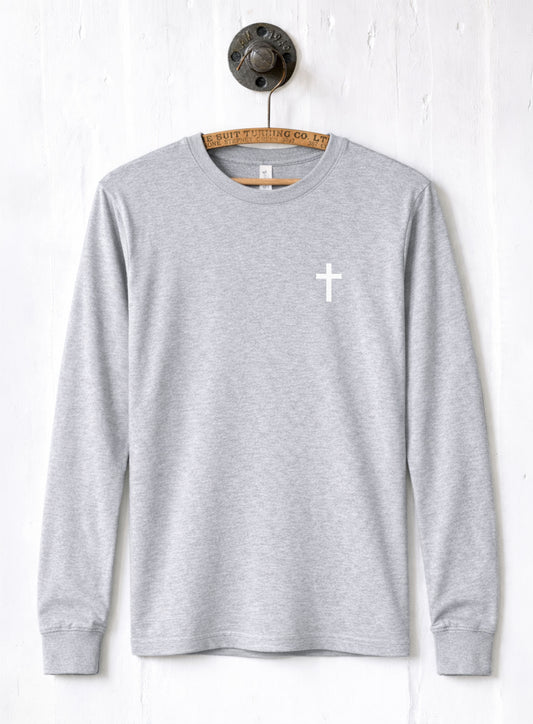 Small Cross Long Sleeve Tee
