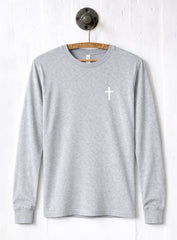 Small Cross Long Sleeve Tee