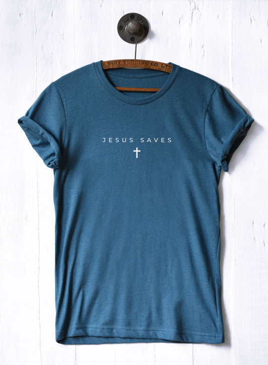 Jesus Saves Cross T-Shirt