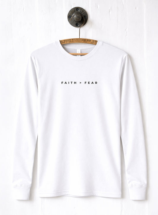 Faith Over Fear Long Sleeve Tee